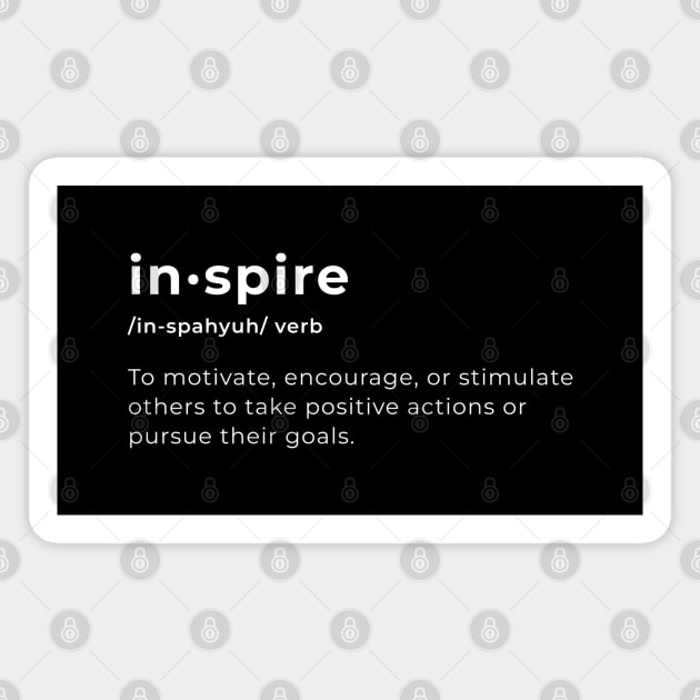 Inspire - Be the Change Magnet by wordwearstyle